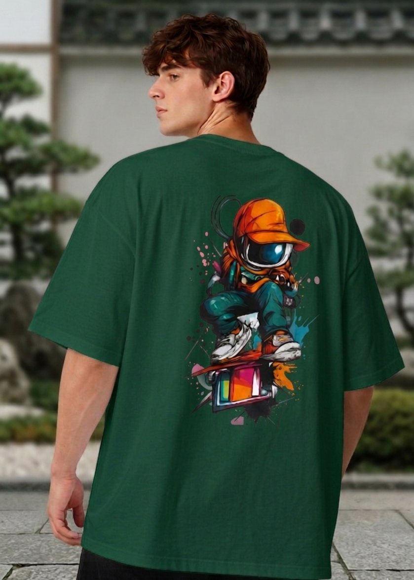 Men's Robotic Man Oversized Tee