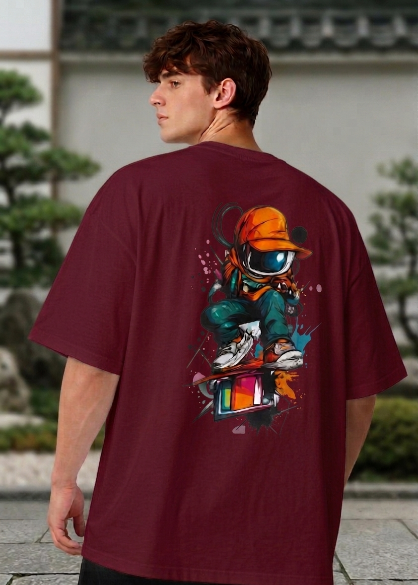 Men's Robotic Man Oversized Tee