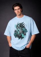 Men's Terry Oversized Tee (SpiritBeasts)