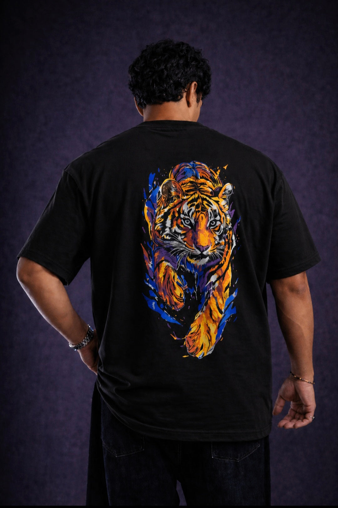 Men's Oversized Classic Tiger T-Shirt