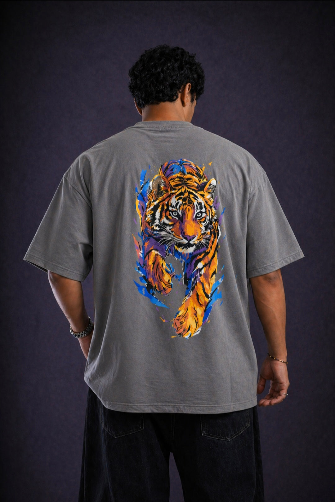 Men's Oversized Classic Tiger T-Shirt