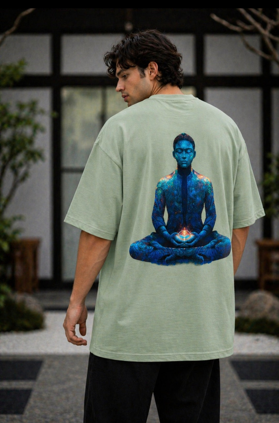 Men's Meditation Oversized Tee