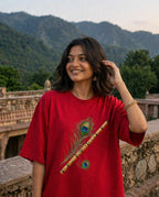 Woman's Flute Terry Oversized Tee