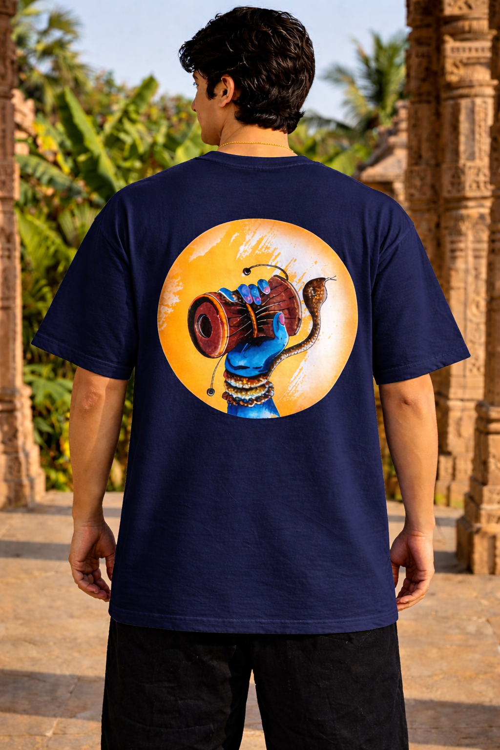 Men's Rudra Hasta Oversized Standard Tee