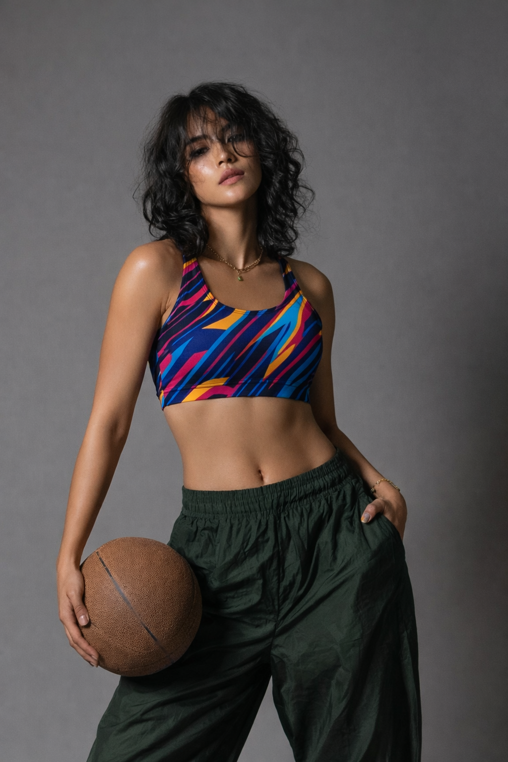 Women's Neon Velocity Sports Bra