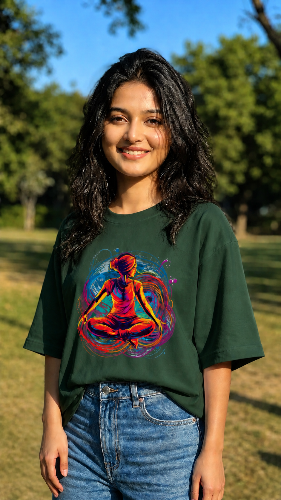 Woman's Yoga Terry Oversized Tee