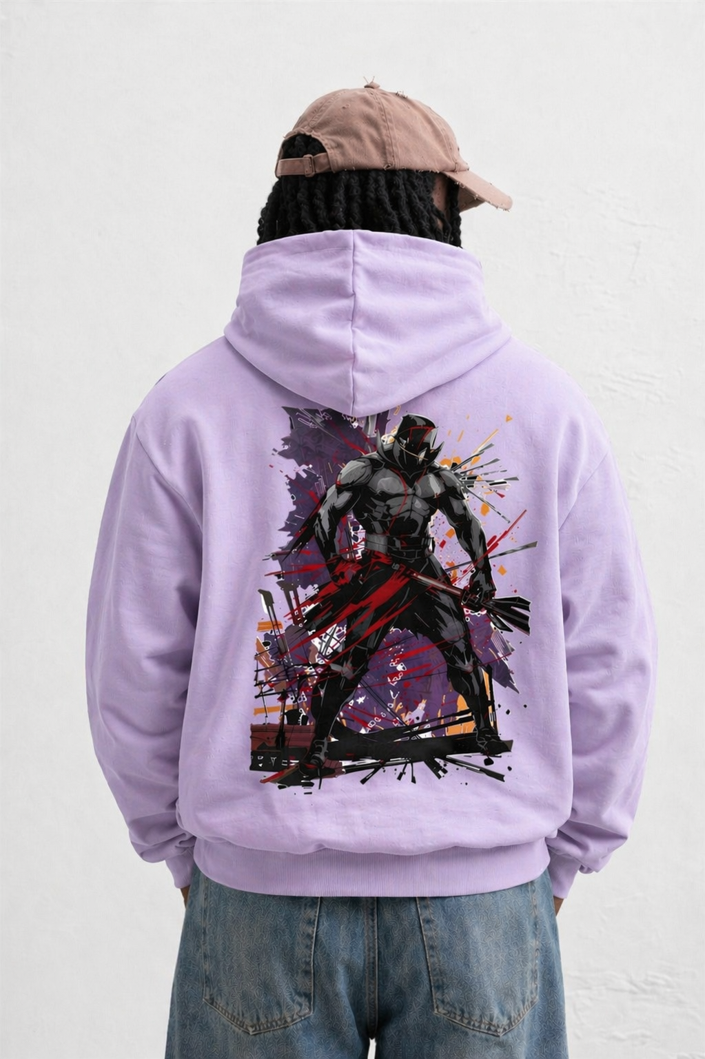 Men's Oversized Hoodie (Gym Pose)