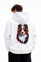 Men's Music Dog Oversized Hoodie