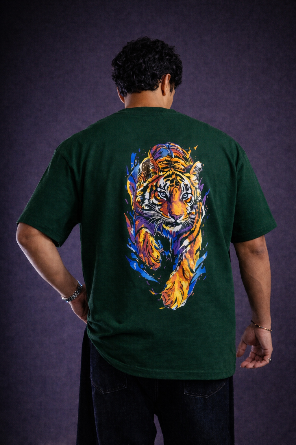 Men's Oversized Classic Tiger T-Shirt