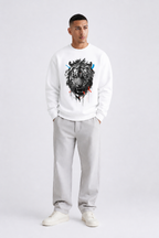 Men's Oversized Sweatshirt (Tiger)