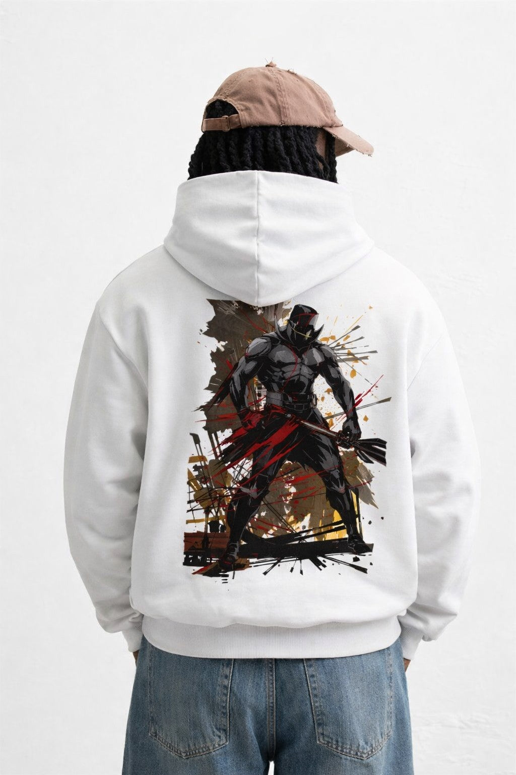 Men's Oversized Hoodie (Gym Pose)