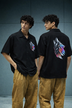 Men's Oversized Shirt (Wolf)