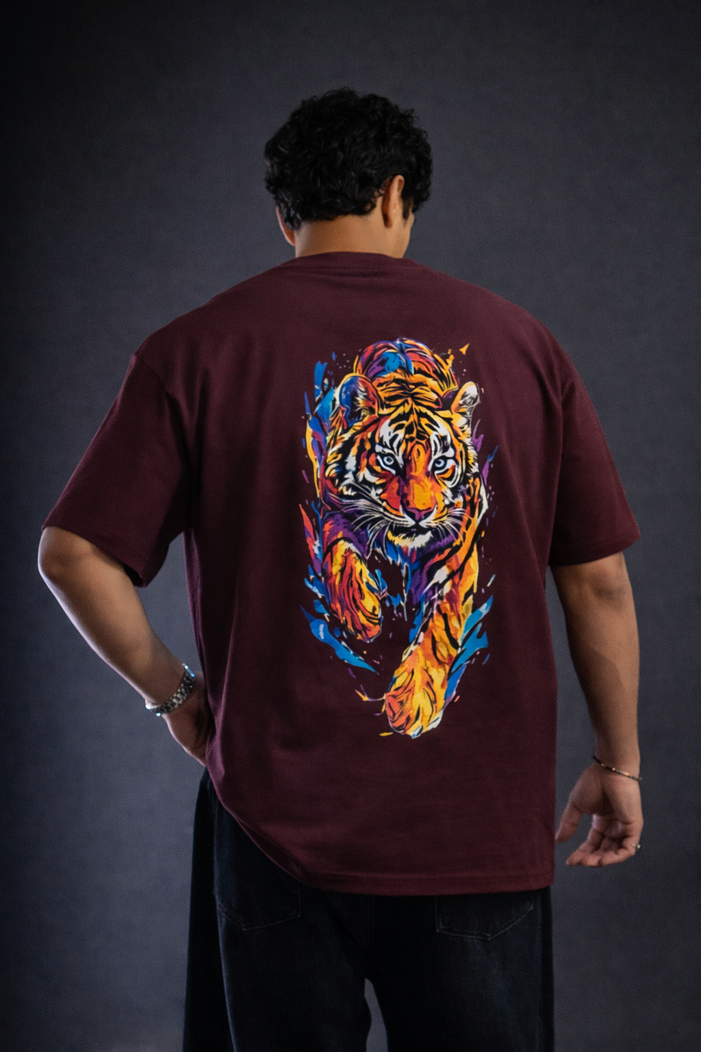 Men's Oversized Classic Tiger T-Shirt