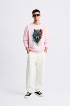Men's Oversized Sweatshirt (Wolf)