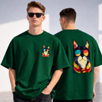 Men's Cat Swag Oversized Tee