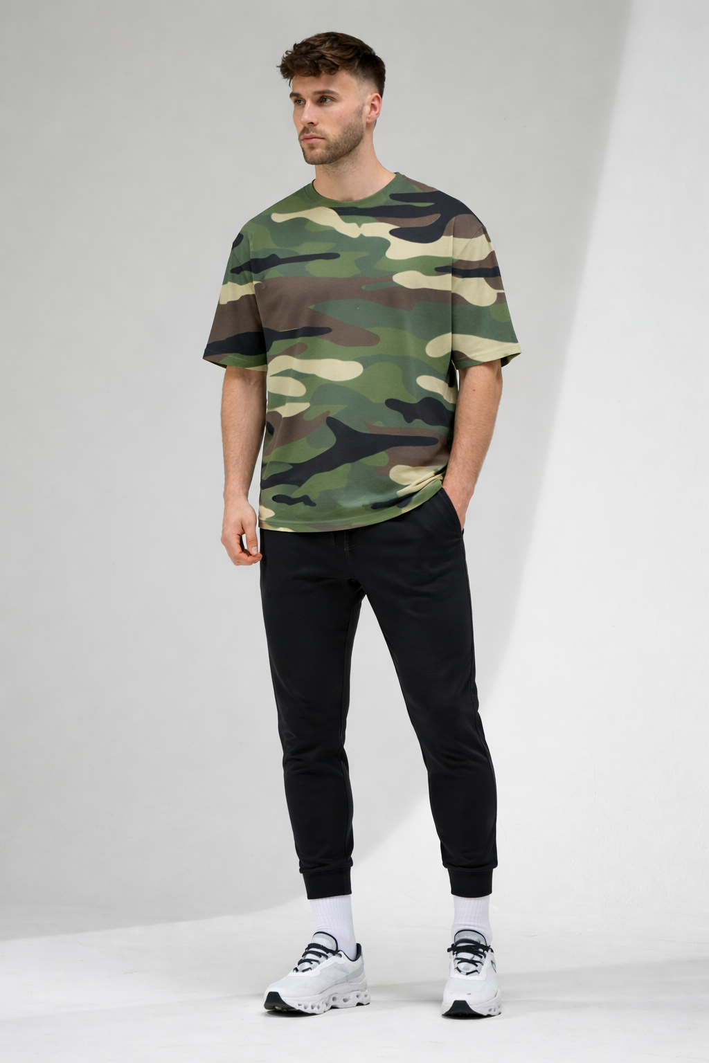 Men's Camouflage Oversized Tee