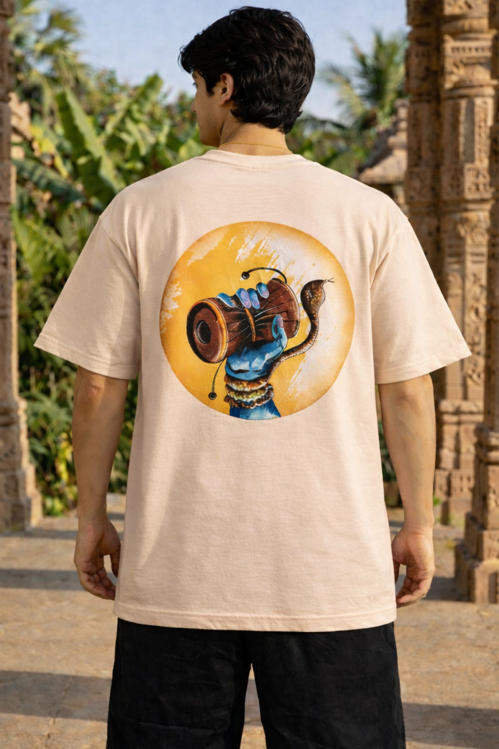 Men's Rudra Hasta Oversized Standard Tee