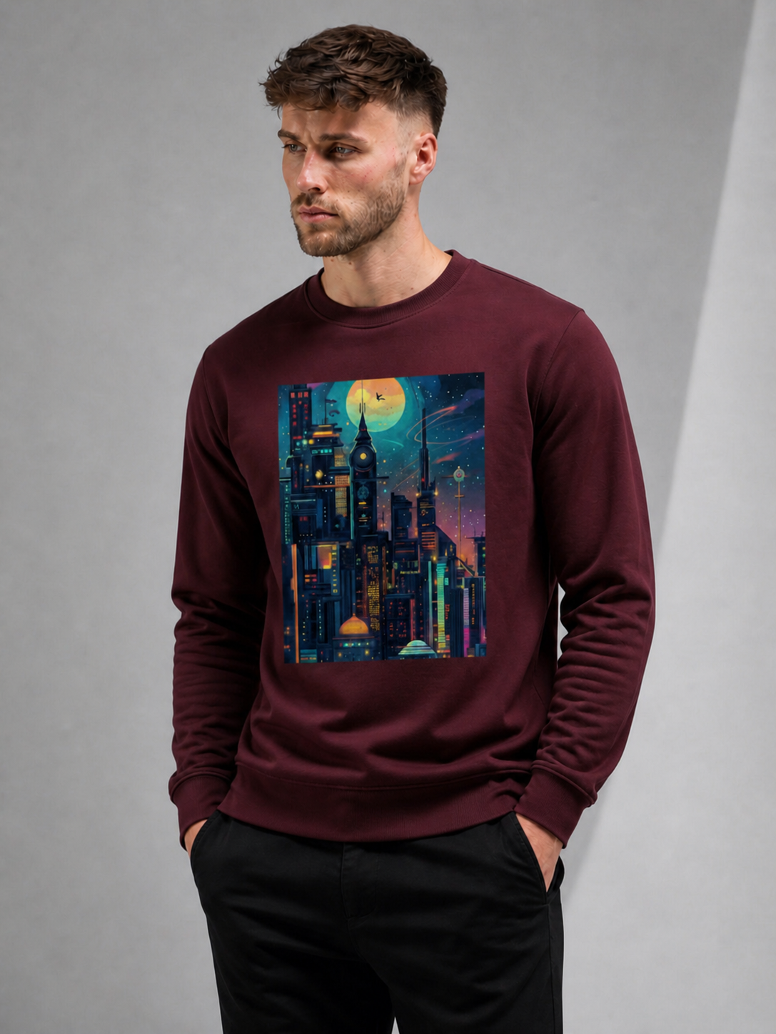 Men's Cityview Oversized Sweatshirt