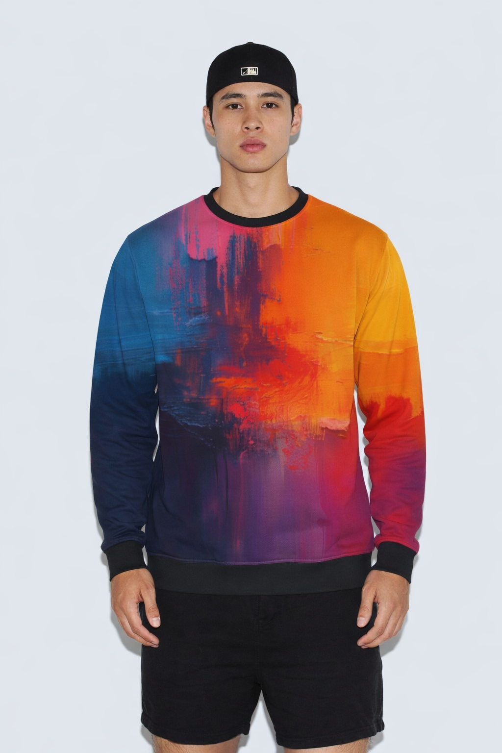 Men's Sweatshirt (Vibrant Strok)