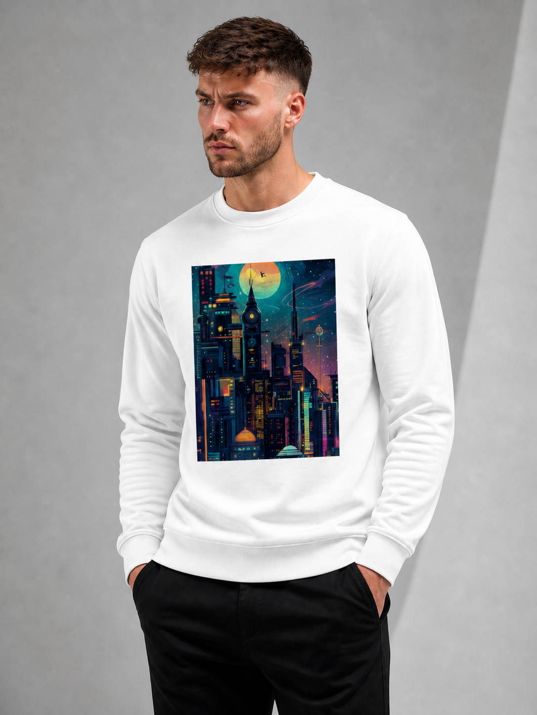 Men's Cityview Oversized Sweatshirt
