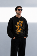 Men's Oversized Sweatshirt (Gym Pose 2)