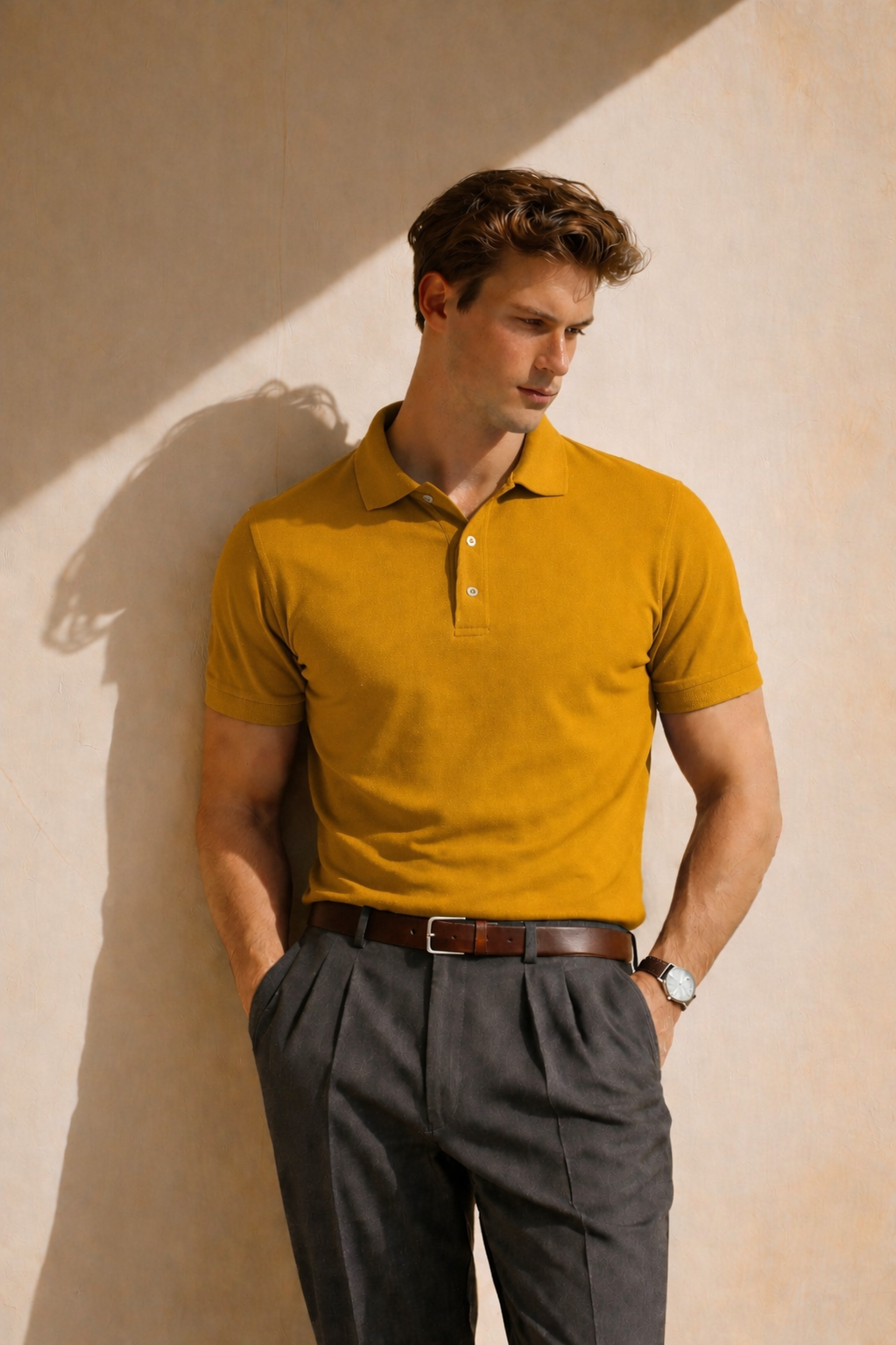 Men's Plain Polo