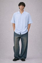 Men's Plain Oversized Shirt