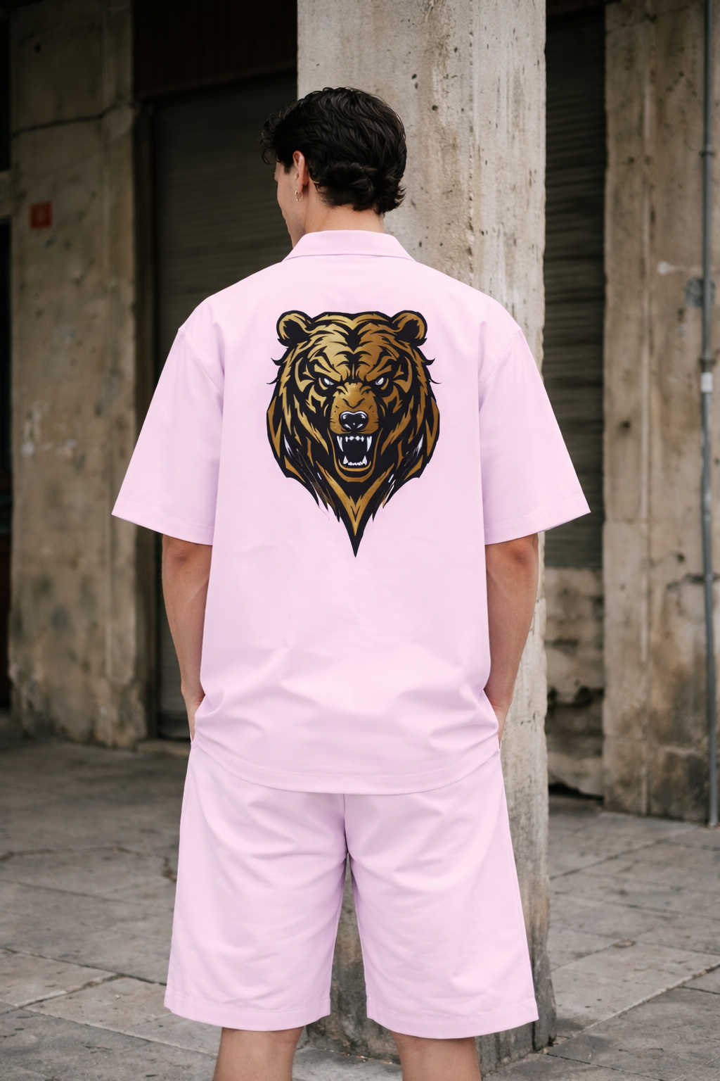 Men's Oversized Shirt (Bear)