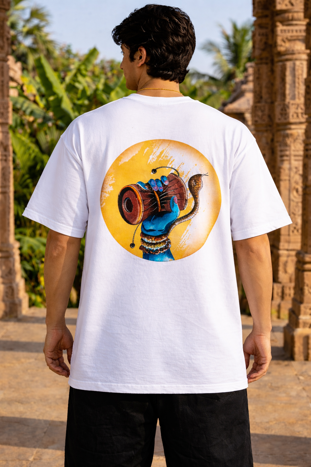 Men's Rudra Hasta Oversized Standard Tee