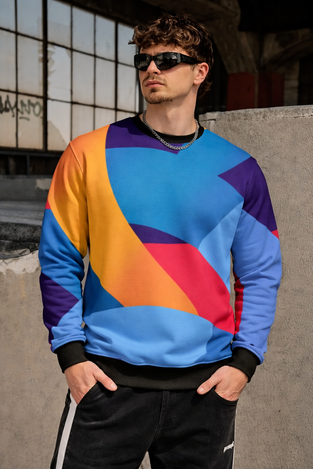 Men's Chromatic Ribbonwave Sweatshirt
