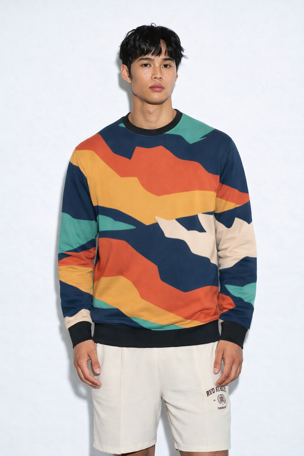 Men's Geo Drift Layers Sweatshirt