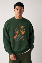 Men's Oversized Sweatshirt (Gym Pose)