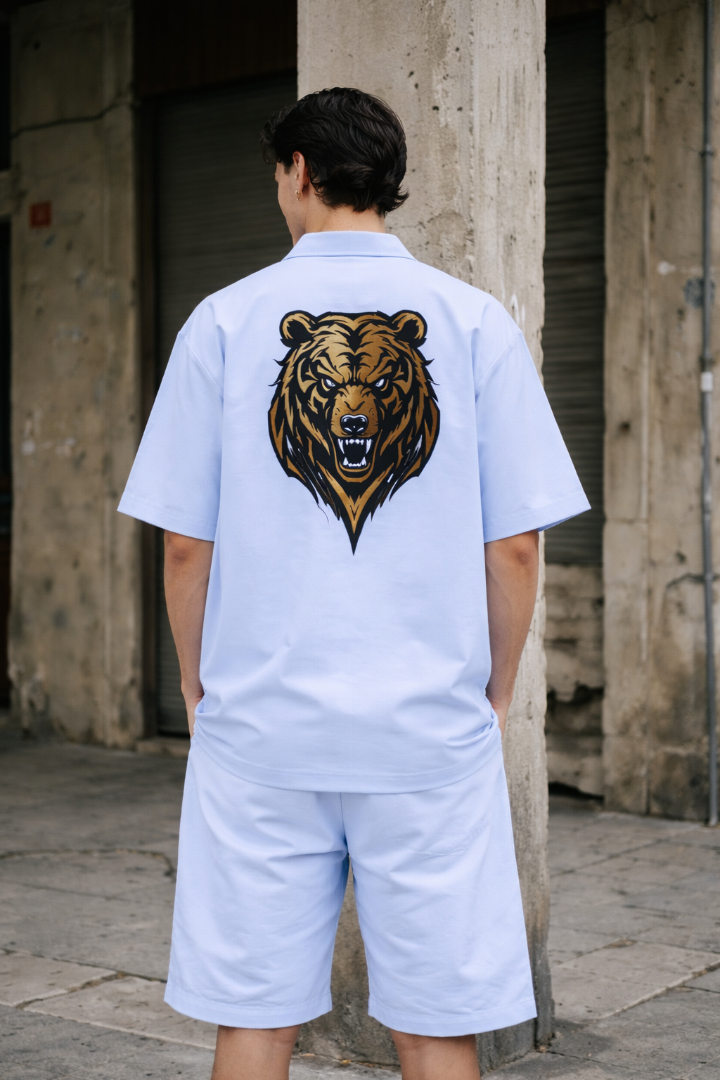 Men's Oversized Shirt (Bear)