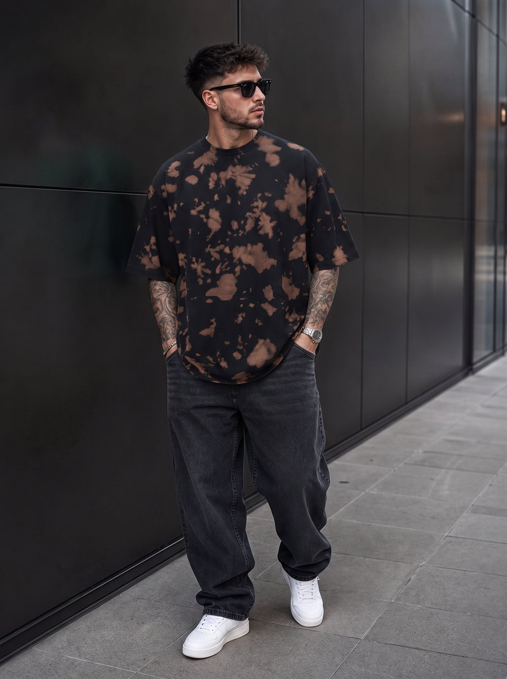 Men's Tie Dye Oversized Tee