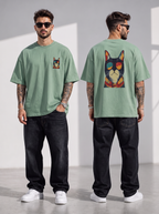 Men's Cat Swag Oversized Tee
