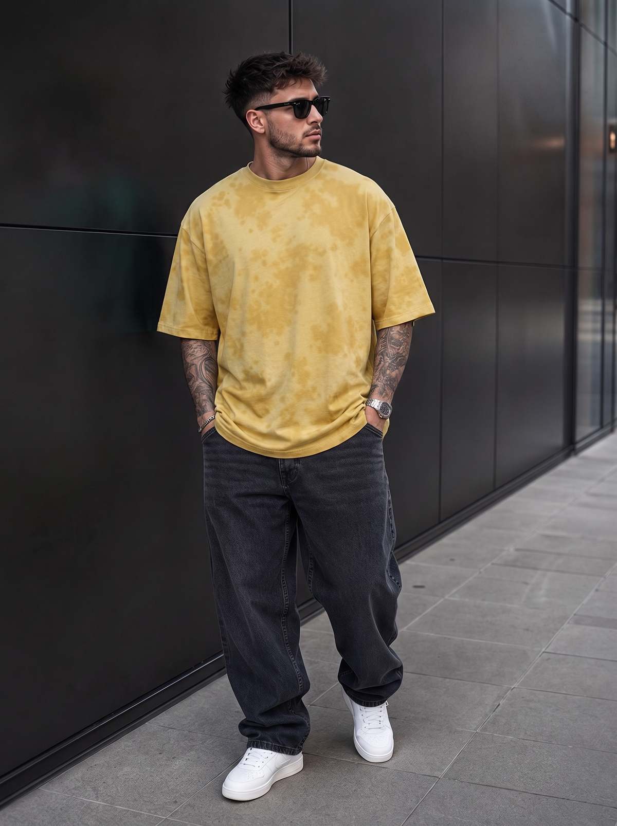 Men's Tie Dye Oversized Tee