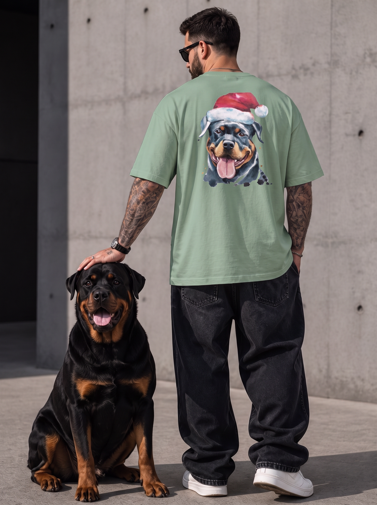 Men's Dog Lover Terry Oversized Tee