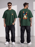 Men's Cat Swag Oversized Tee