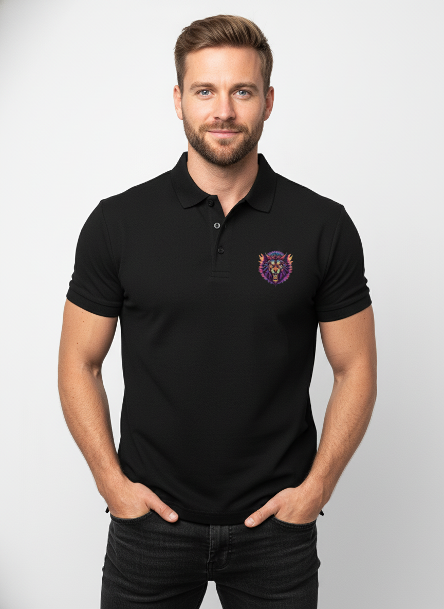 Men's Angry Wolf Polo