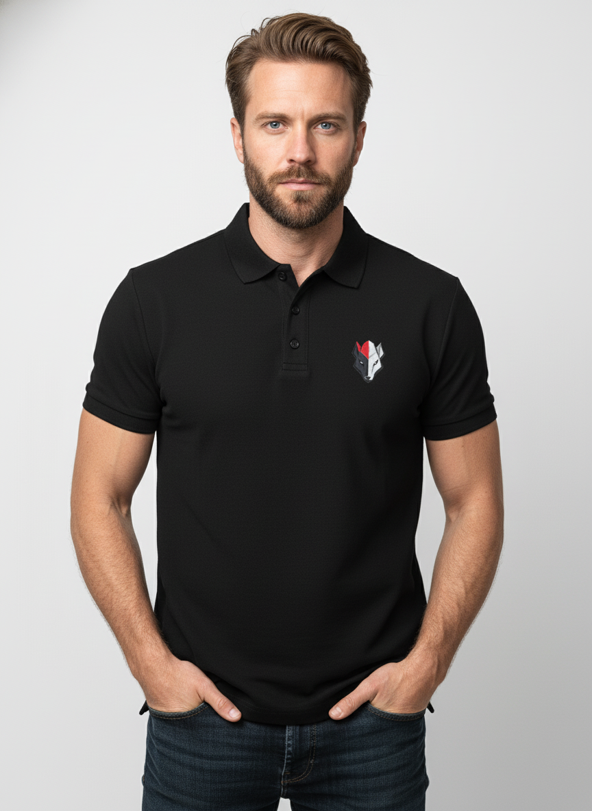Men's  Abstract Animal Polo