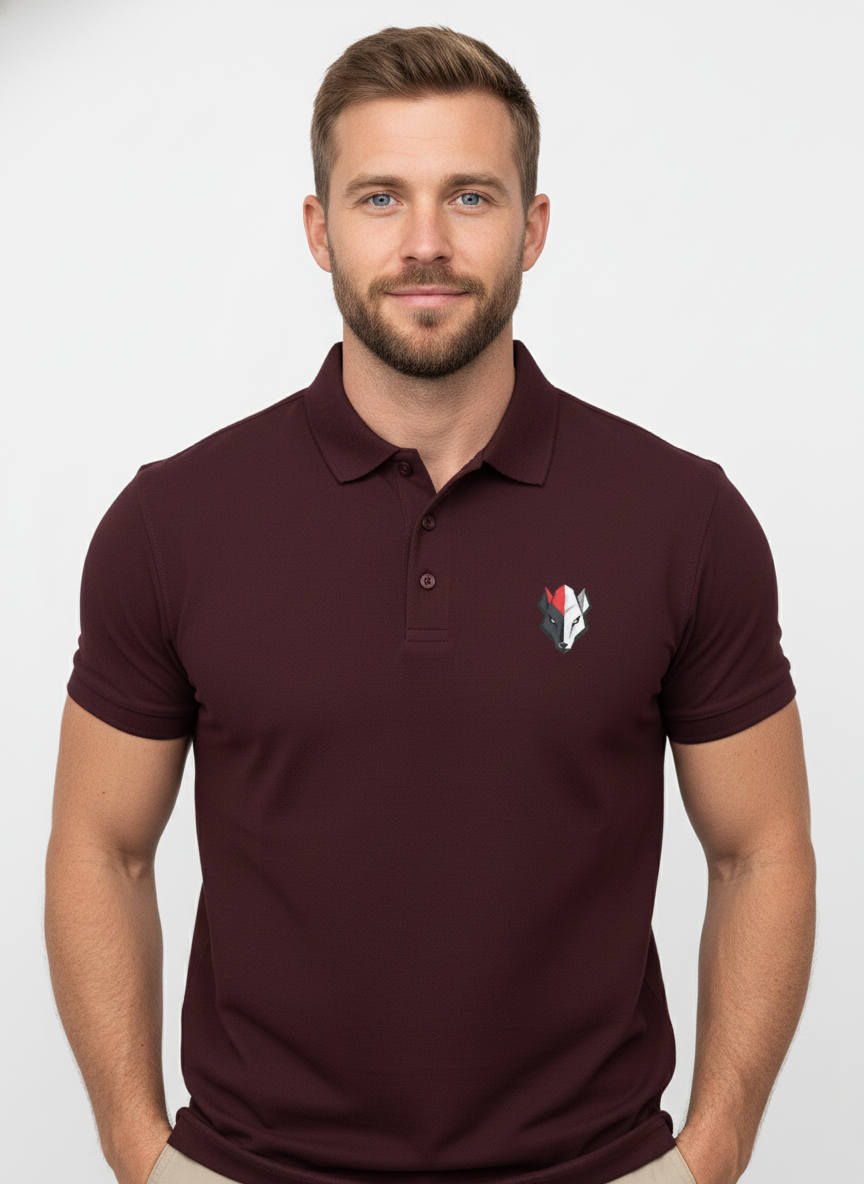 Men's  Abstract Animal Polo
