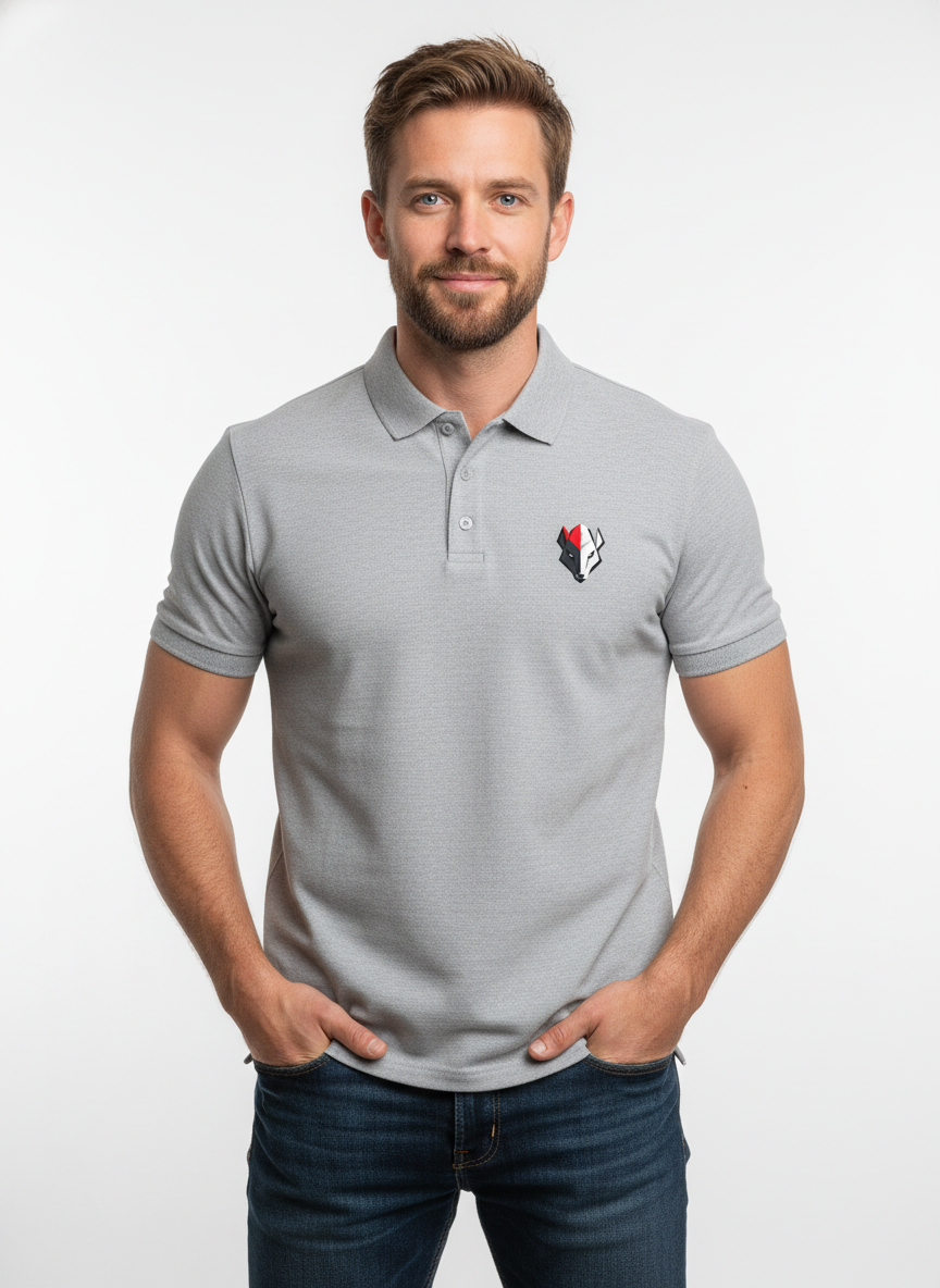 Men's  Abstract Animal Polo