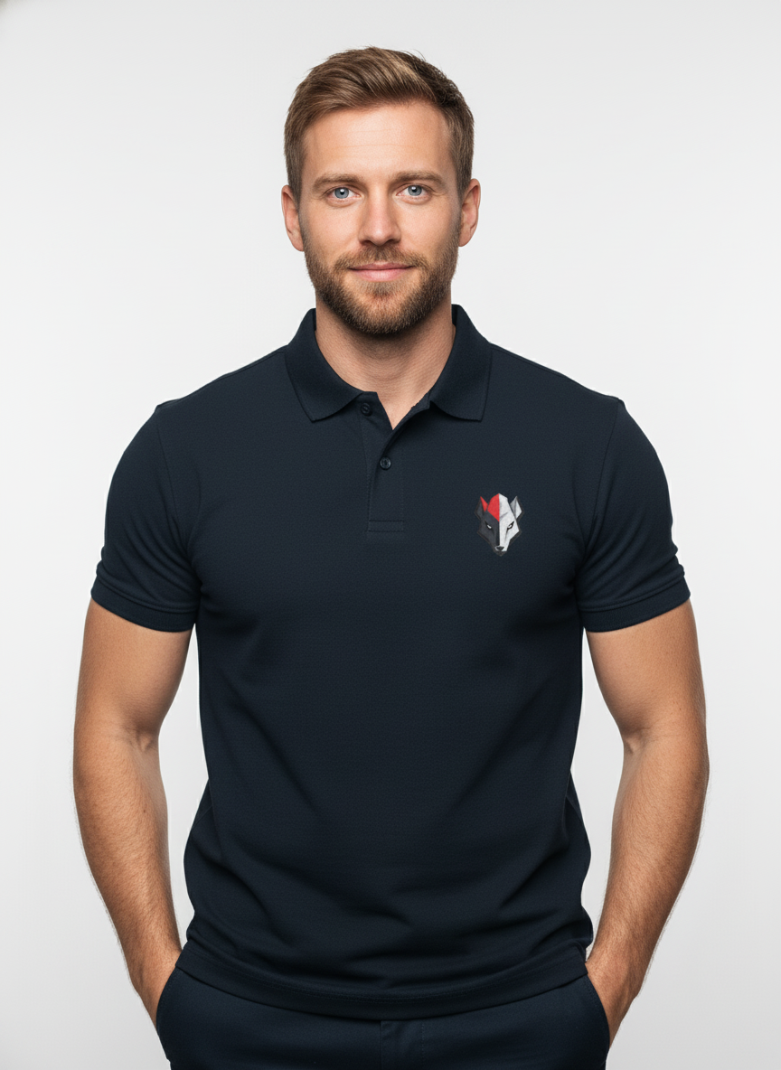 Men's  Abstract Animal Polo