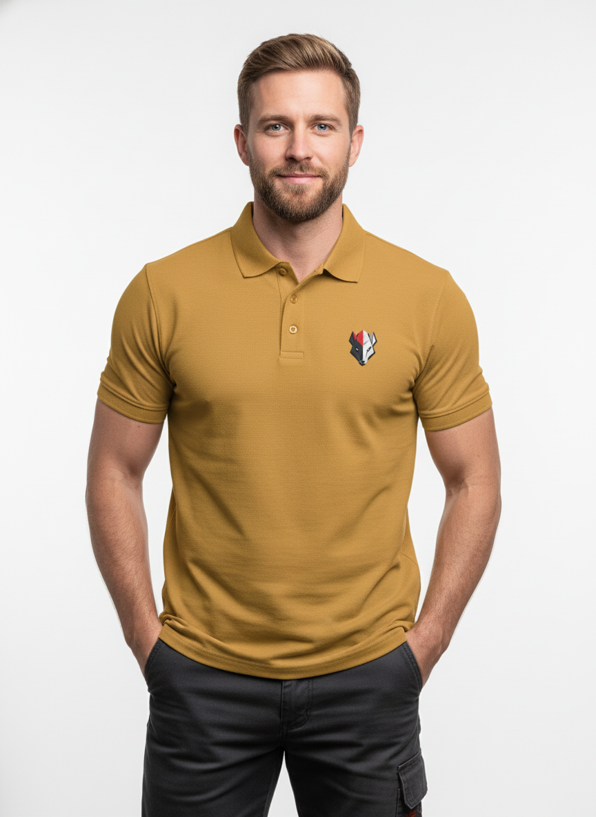 Men's  Abstract Animal Polo