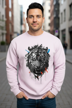 Men's Oversized Sweatshirt (Tiger)