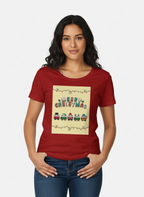 Women's Christmas Band T-Shirt