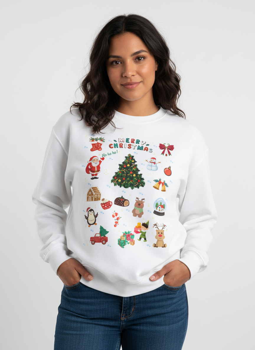 Women's Christmas Goodies Oversized Sweatshirt