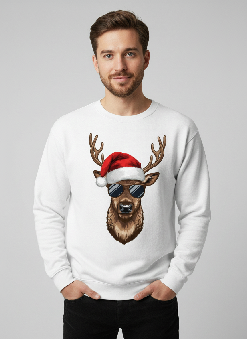 Men's Reindeer Oversized Sweatshirt