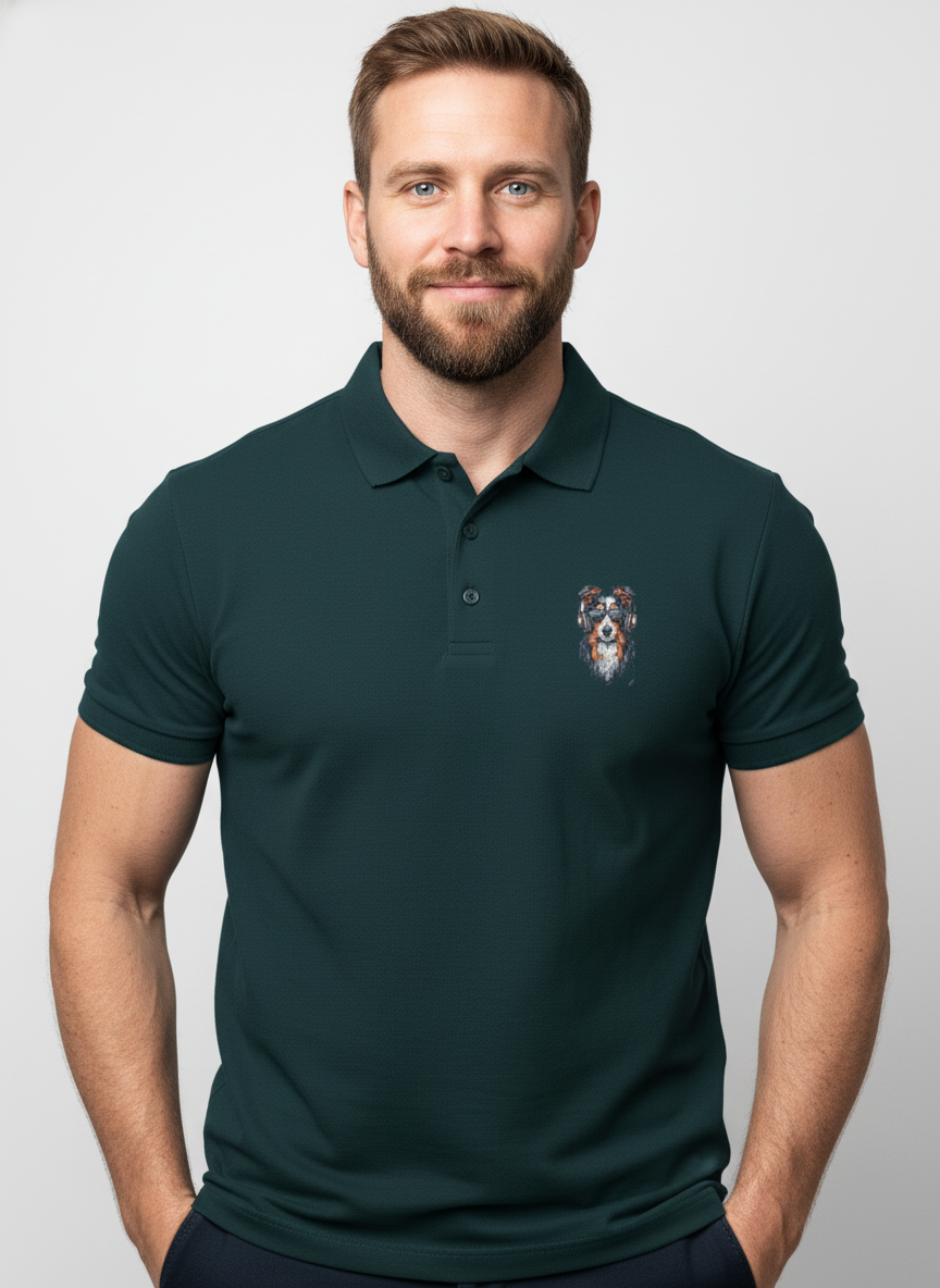 Men's Music Dog Polo